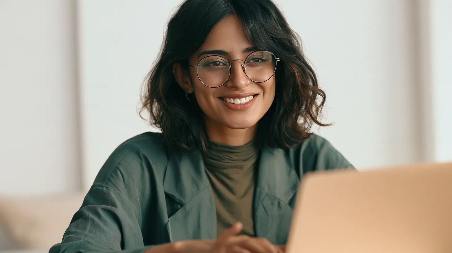 Borrower completing an online personal loan application
